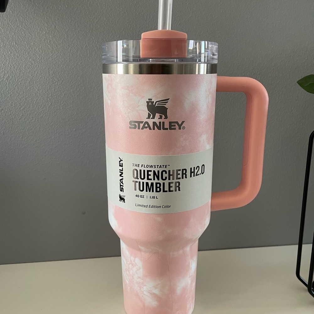 Stanley 40oz Quencher H2.0 Tumbler Target Peach Tie Dye